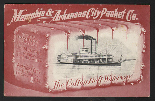 Red Memphis Ark City Card