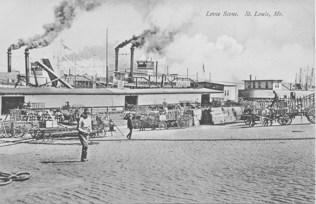 Lee Line wharfboat St Louis 300