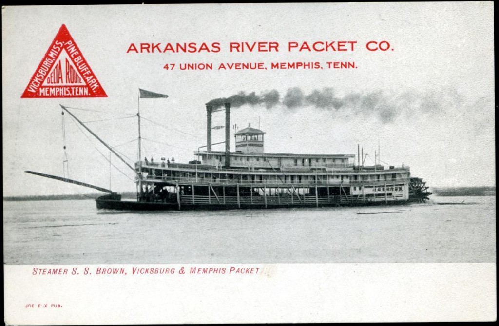 SS BROWN ARK RIVER PACKET CO