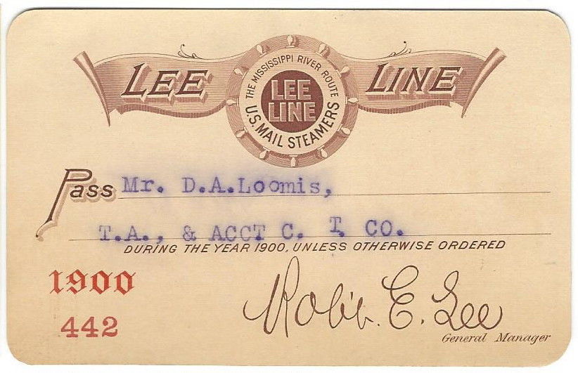 1900 Lee Line pass